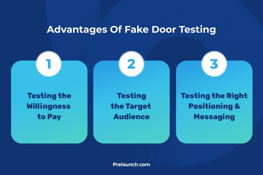Advantages of Fake Door Testing