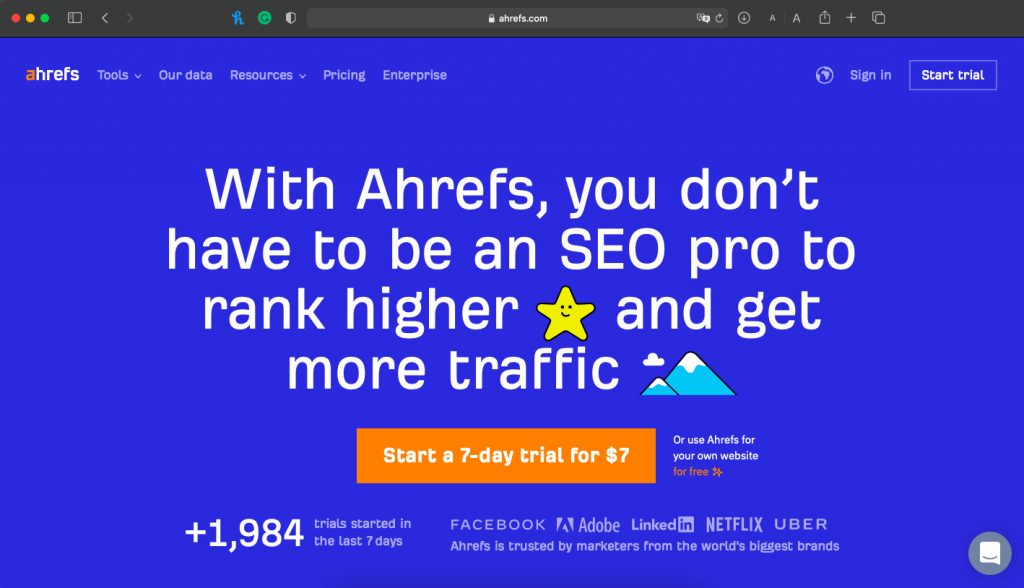Ahrefs Research Tool