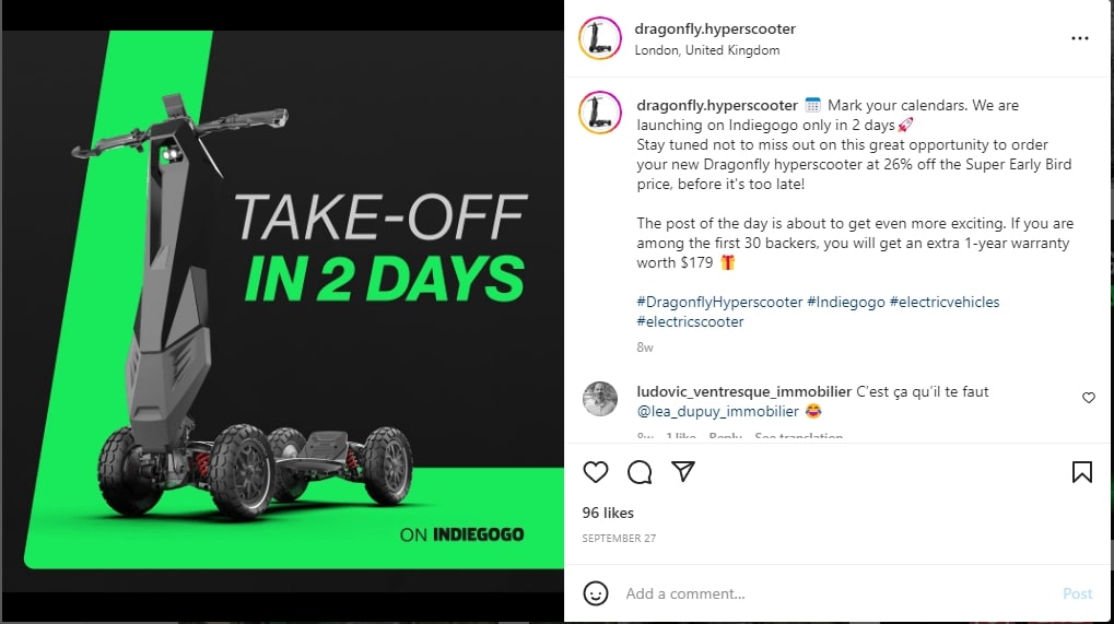 Product Launch Instagram Feed