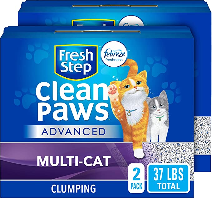 clean paws Non-tracking Cat Litter