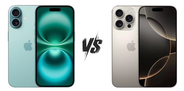 apple iphone 16 vs 16 pro