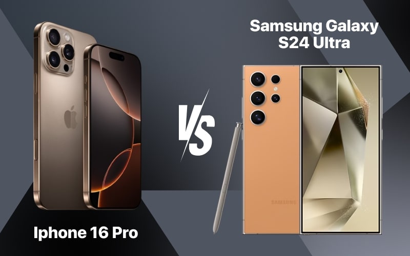 samsung galaxy s24 ultra vs iphone 16 pro max