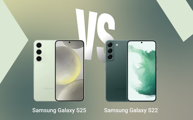 Samsung Galaxy S25 vs Galaxy S22